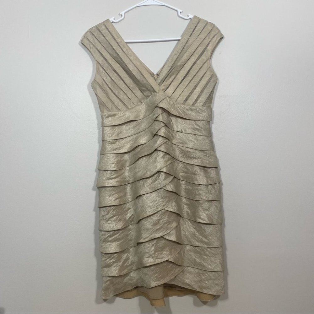 Adrianna Papell ruffled dress